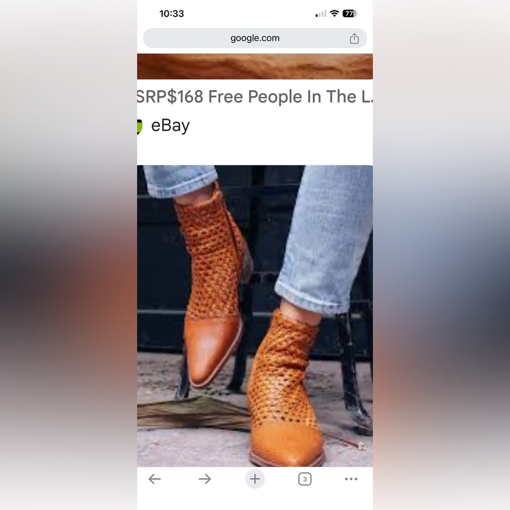 Free People Brown Ankle Boots